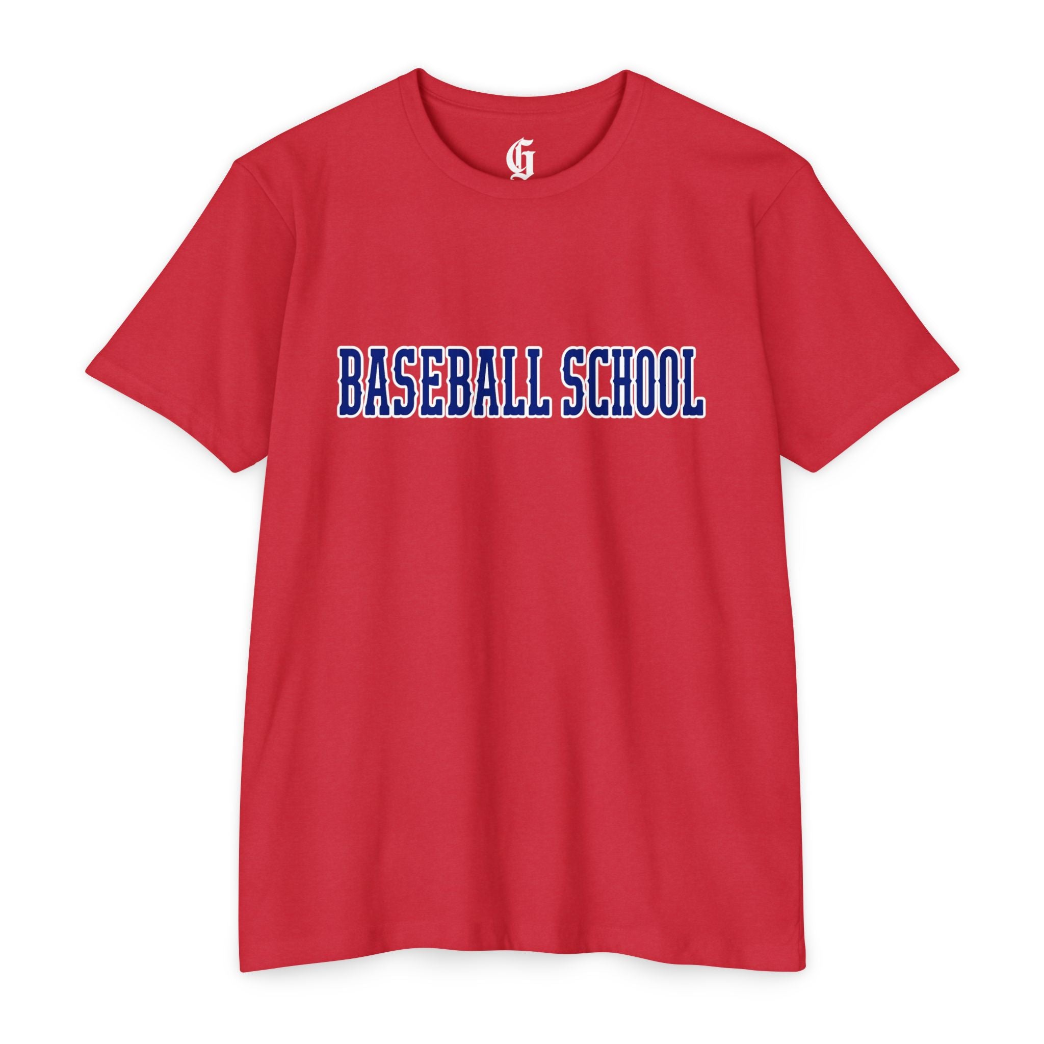Baseball School Tee — Vintage Collegiate Sport T-Shirt