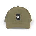 Bolt Icon Snapback Trucker Cap — Minimal Electric Symbol Patch Hat