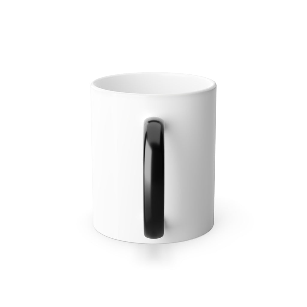 Color-Changing Mug — Gothic Crossed Axes Monogram 11oz