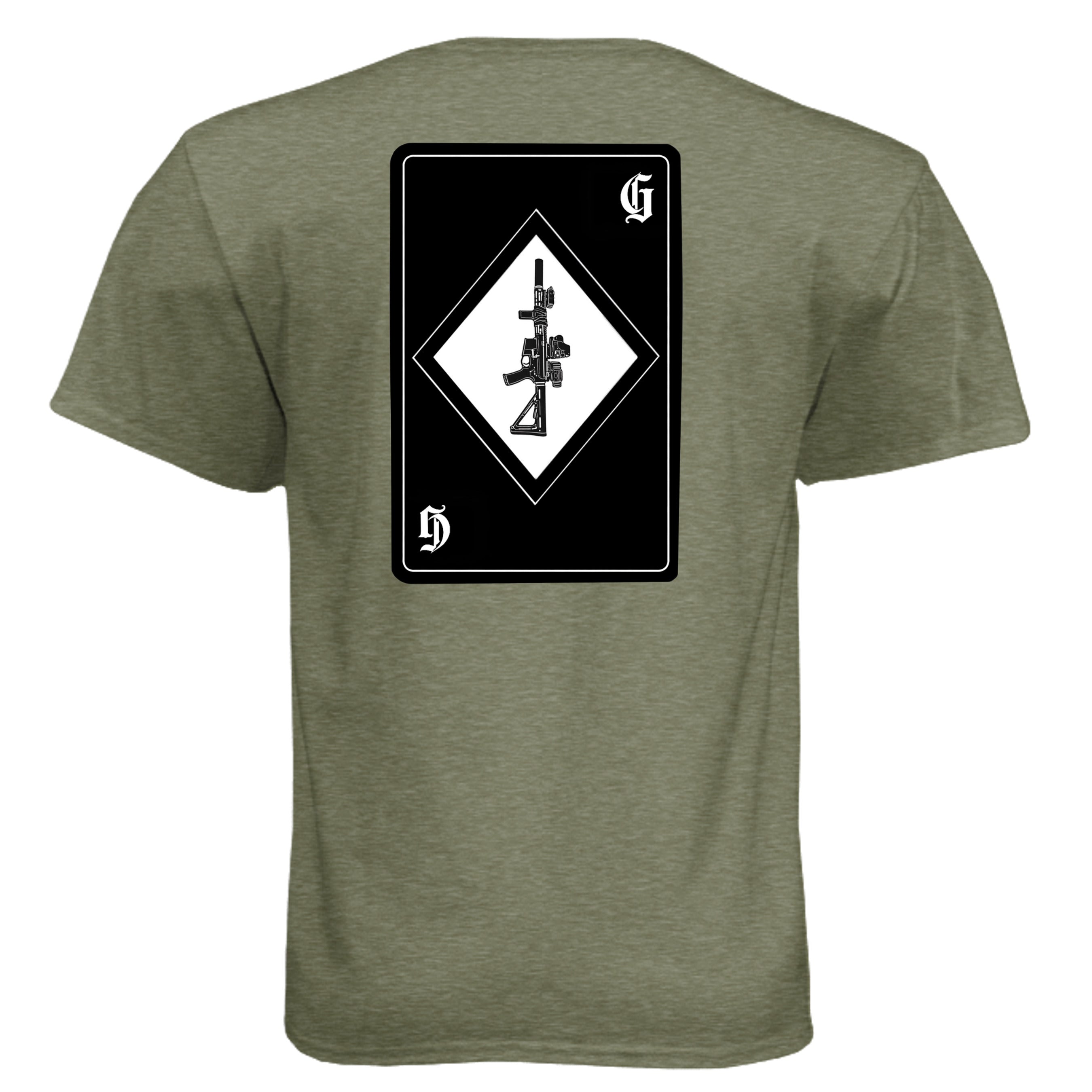 MILITARY GREEN - 6010 - BACK
